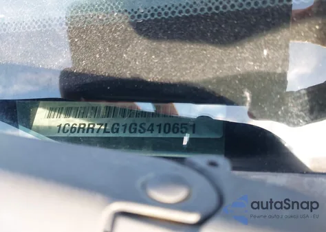 2016 Ram 1500 Big Horn from USA, damaged, VIN 1C6RR7LG1GS410651